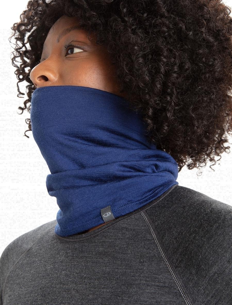 Echarpes Icebreaker Unisex Merino Flexi Chute Femme Bleu Royal Bleu Marine | FR 1456HAPK